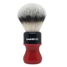 Load image into Gallery viewer, The Goodfellas' Smile- Red Evil Synthetic Shave Brush