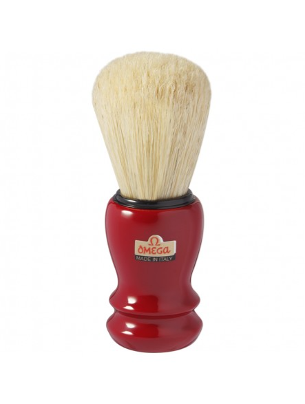 Omega 10108 Boar Shaving Brush- Red