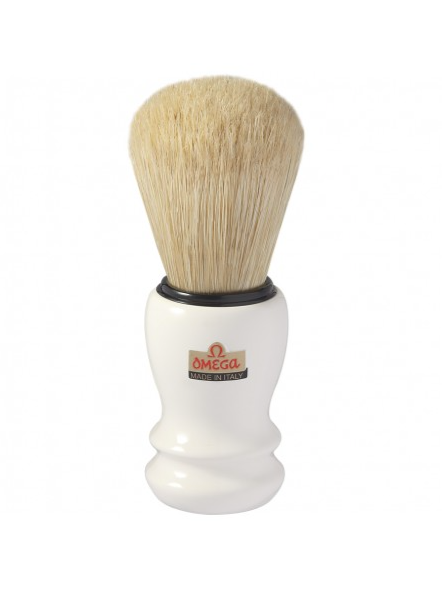Omega 10108 Boar Shaving Brush- White
