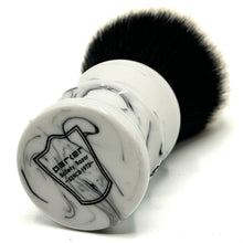 Load image into Gallery viewer, Parker WBSY "Arctic Storm" Black Tuxedo Knot Synthetic Shaving Brush