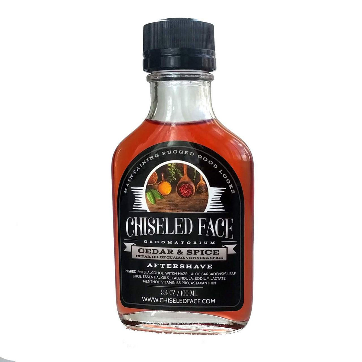 Chiseled Face Groomatorium Cedar & Spice Aftershave The Shave Supply