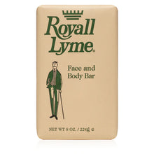 Load image into Gallery viewer, Royall Lyme 8oz Bar Soap