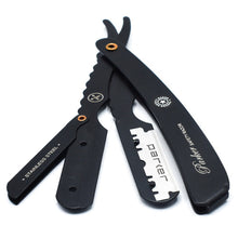 Load image into Gallery viewer, Parker SRXBLK Stainless Steel Shavette