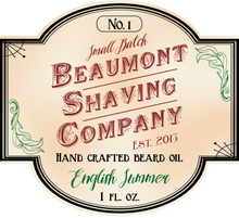 Load image into Gallery viewer, Beaumont Beard Oil No.1- English Summer