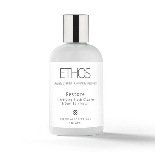 ETHOS Grooming Essentials- Restore Clarifying Brush Cleaner and Odor Eliminator