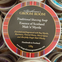 Load image into Gallery viewer, The Gentleman's Groom Room- Malt 'n' Myrtle Shave Soap
