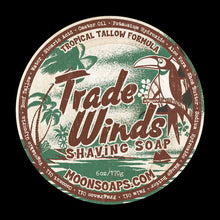 Load image into Gallery viewer, Moon Soaps- Trade Winds Shave Soap