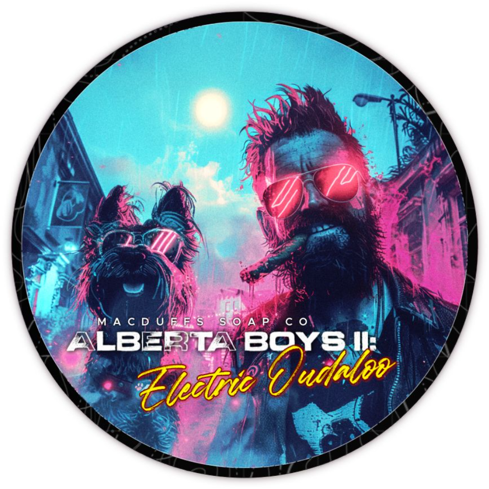 MacDuff's Soap Co.- Alberta Boys II: Electric Oudaloo Shave Soap