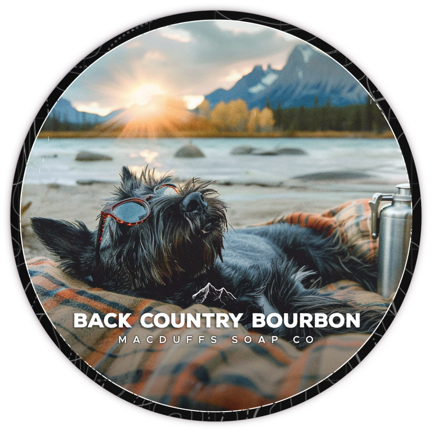 MacDuff's Soap Co.- Backcountry Bourbon Shave Soap