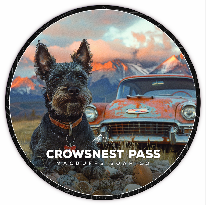 MacDuff's Soap Co.- Crowsnest Pass Shave Soap