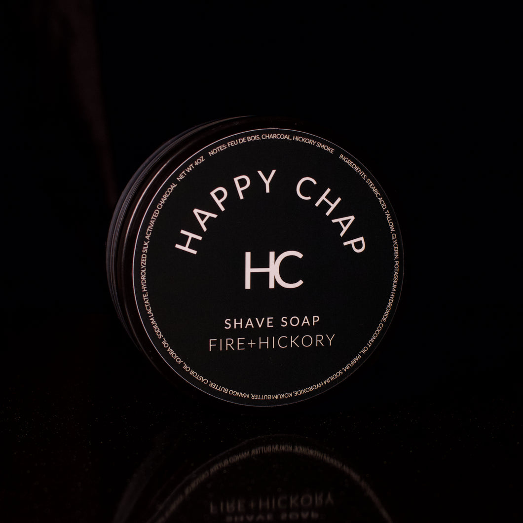 Happy Chap- Fire+Hickory Shave Soap
