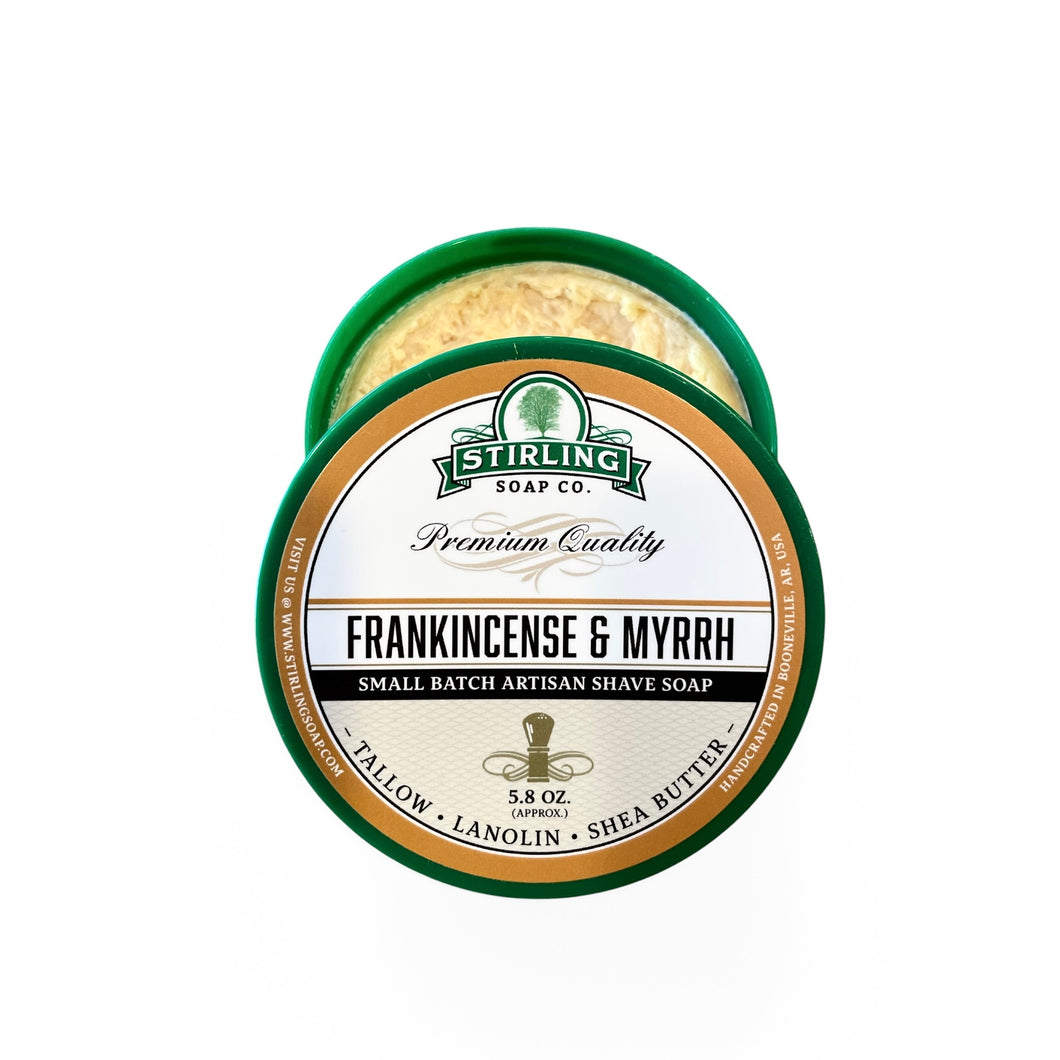 Stirling Soaps- Frankincense & Myrrh Shave Soap