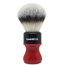 Load image into Gallery viewer, The Goodfellas&#39; Smile- Red Evil Synthetic Shave Brush
