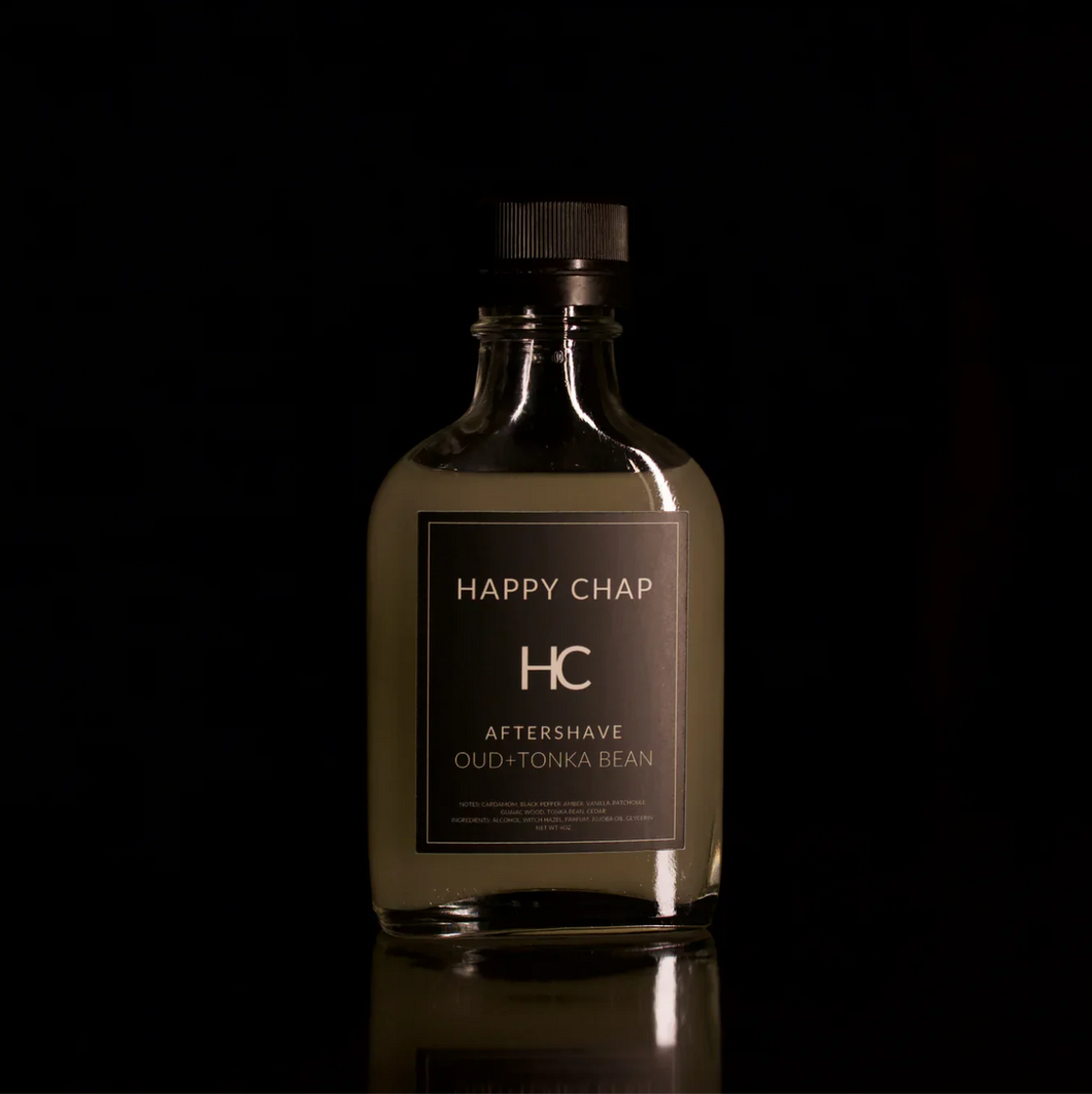 Happy Chap- Oud+Tonka Bean Aftershave