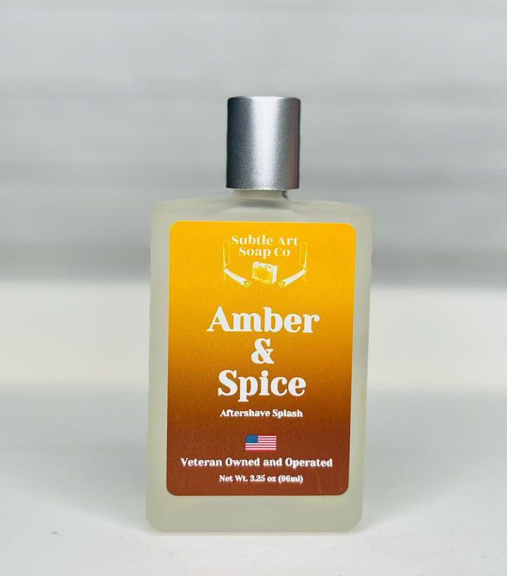 Subtle Art Soap Co.- Amber & Spice Aftershave