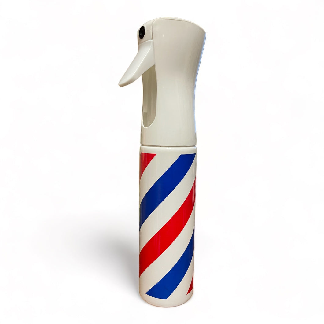 Continuous Spray Bottle- Barber Pole Print
