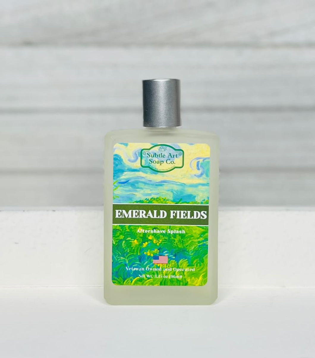 Subtle Art Soap Co.- Emerald Fields Aftershave