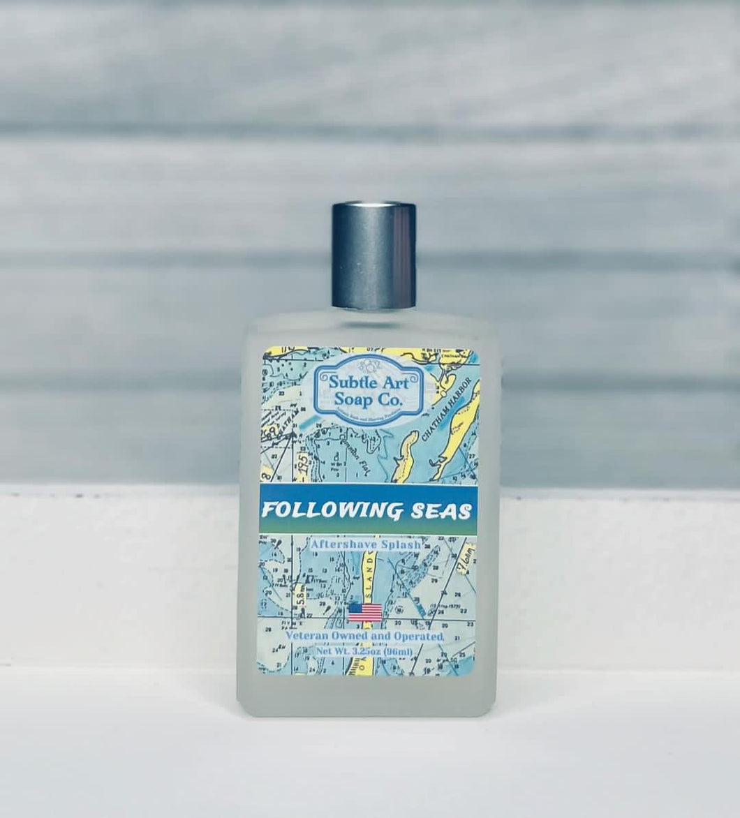 Subtle Art Soap Co.- Following Seas Aftershave