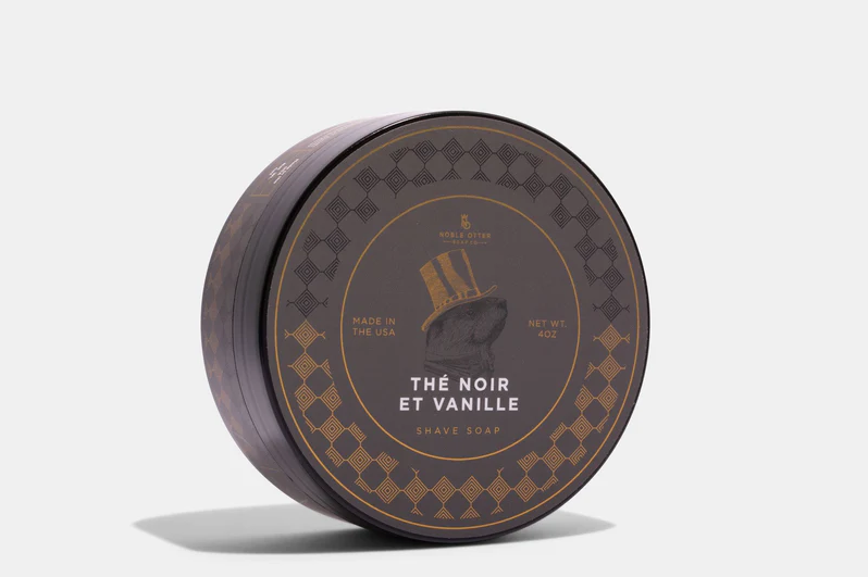Noble Otter- Thé Noir et Vanille Shaving Soap