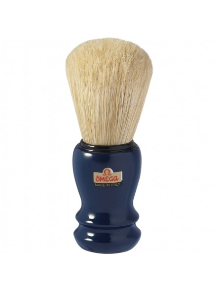 Omega 10108 Boar Shaving Brush- Blue