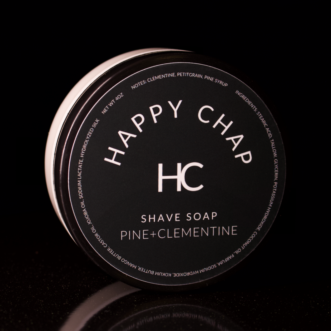 Happy Chap- Pine+Clementine Shave Soap