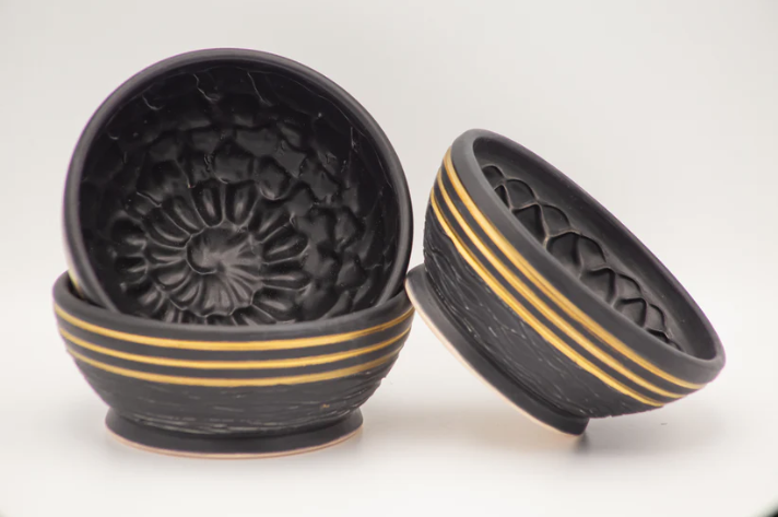Rodak Ceramics- Velvet Black Lather Bowl