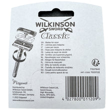 Load image into Gallery viewer, Wilkinson Sword Classic Double Edge Razor Blades

