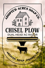 Load image into Gallery viewer, Adopted Acres- Chisel Plow Dual Head Artist Club Razor
