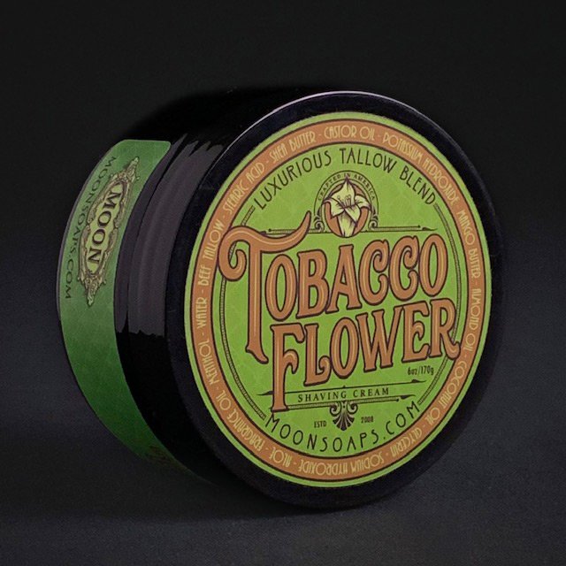 Moon Soaps- Tobacco Flower Shave Soap