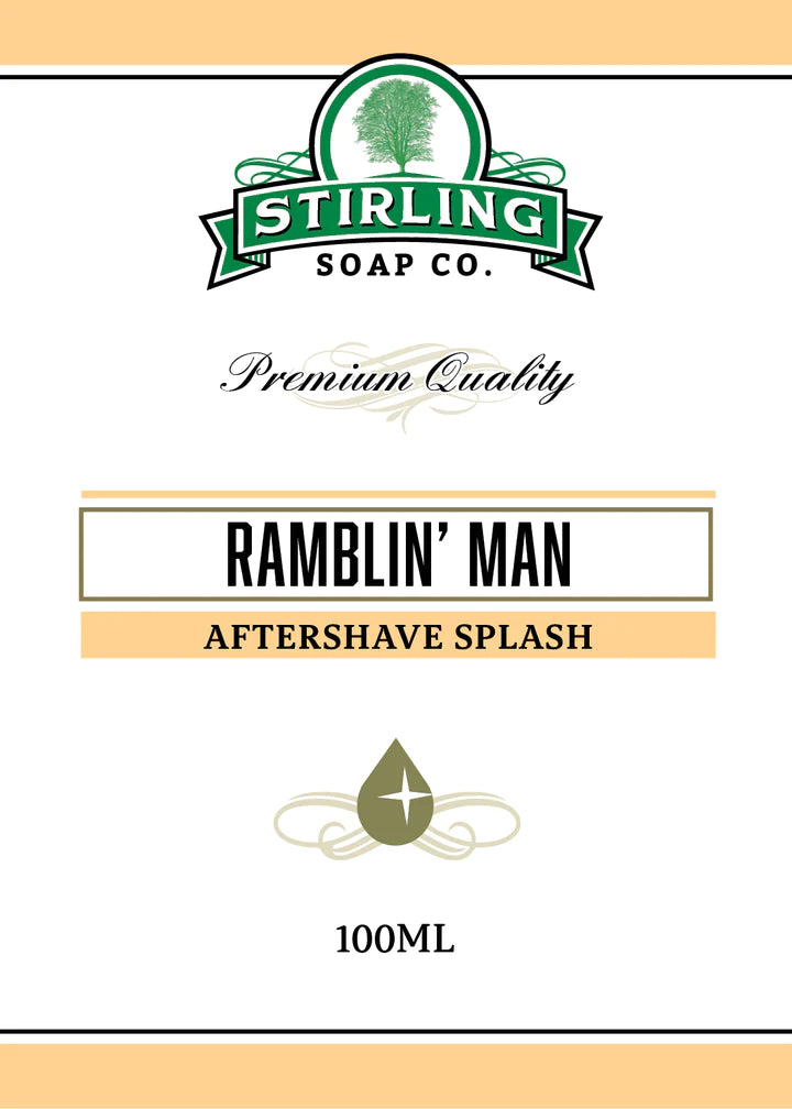 Stirling Soaps- Ramblin' Man Aftershave