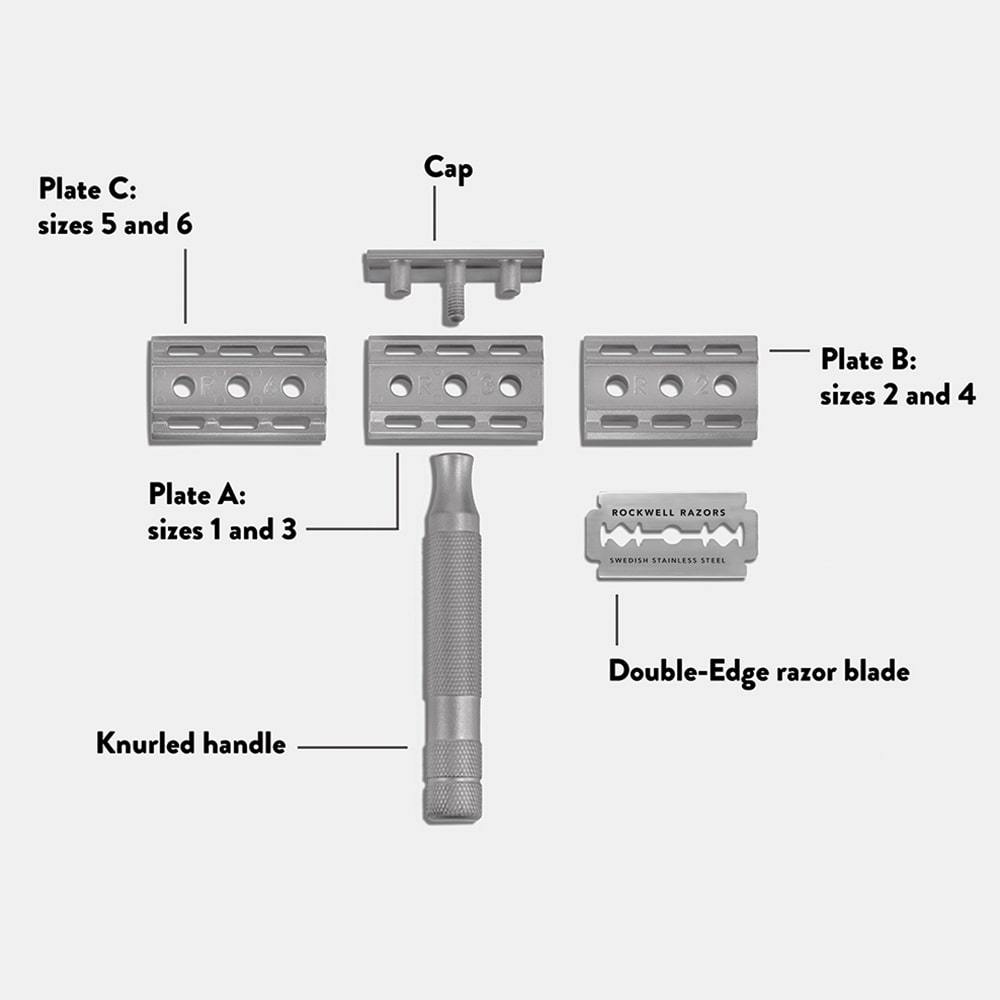 Rockwell 6S Stainless Steel Razor – The Shave Supply