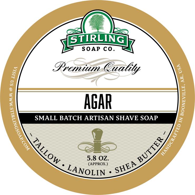 Stirling Soaps- Agar Shave Soap
