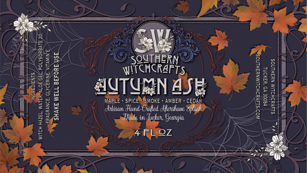 Southern Witchcrafts- Autumn Ash Aftershave Splash