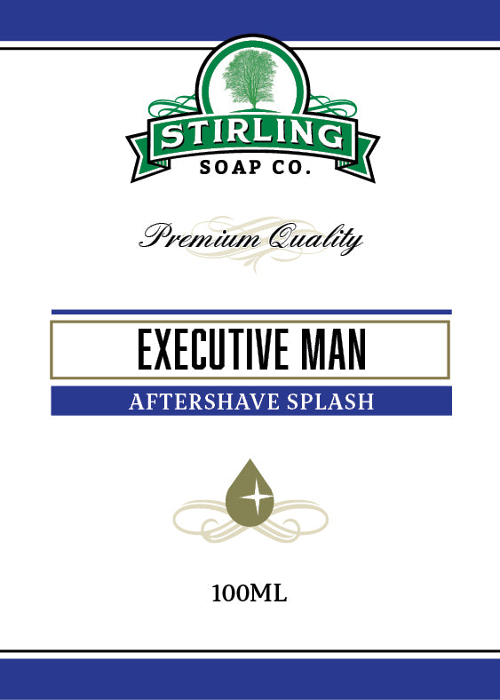 Stirling Soaps- Executive Man Aftershave