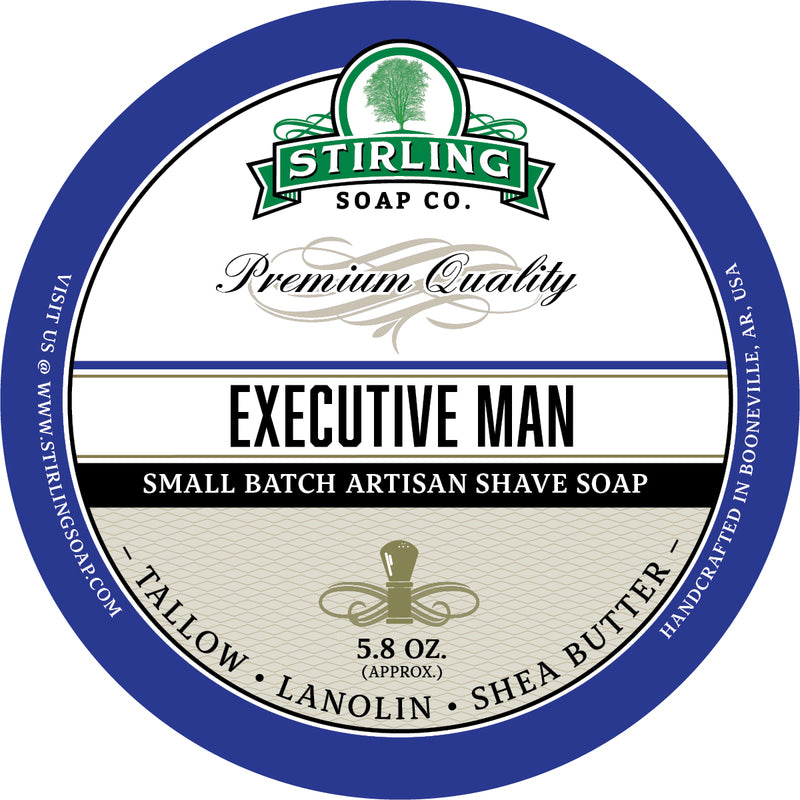 Stirling Soaps- Executive Man Shave Soap
