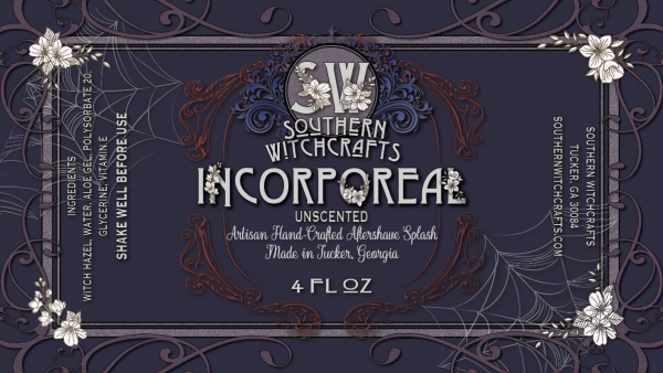 Southern Witchcrafts- Incorporeal Aftershave Splash (Unscented)