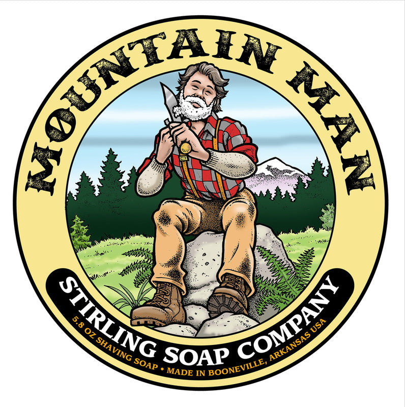Stirling Soaps- Mountain Man Shave Soap