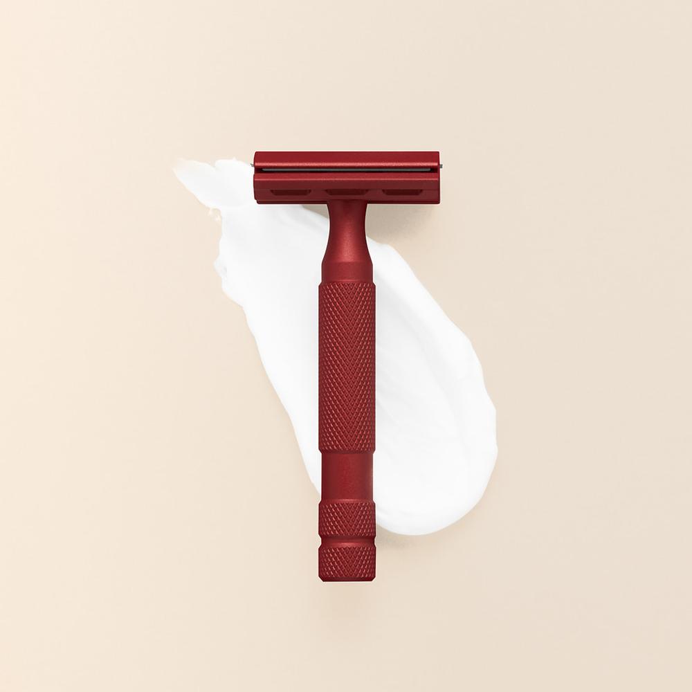 Rockwell 6S Stainless Steel Razor- Red