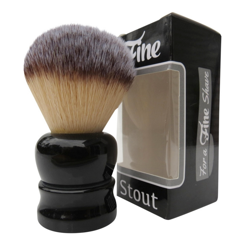 Fine 'Stout' 24mm Shaving Brush- Black
