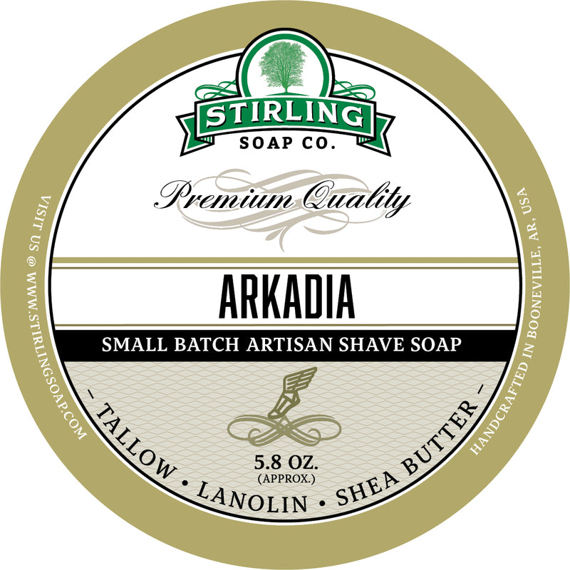 Stirling Soaps- Arkadia Shave Soap