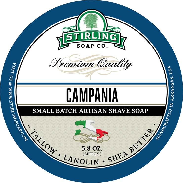 Stirling Soaps- Campania Shave Soap
