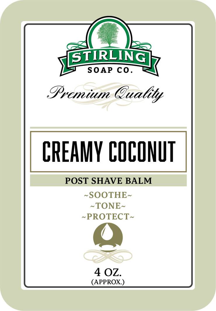 Stirling Soaps- Creamy Coconut Aftershave Balm