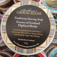 Load image into Gallery viewer, The Gentleman&#39;s Groom Room- Highland Bothy Shave Soap
