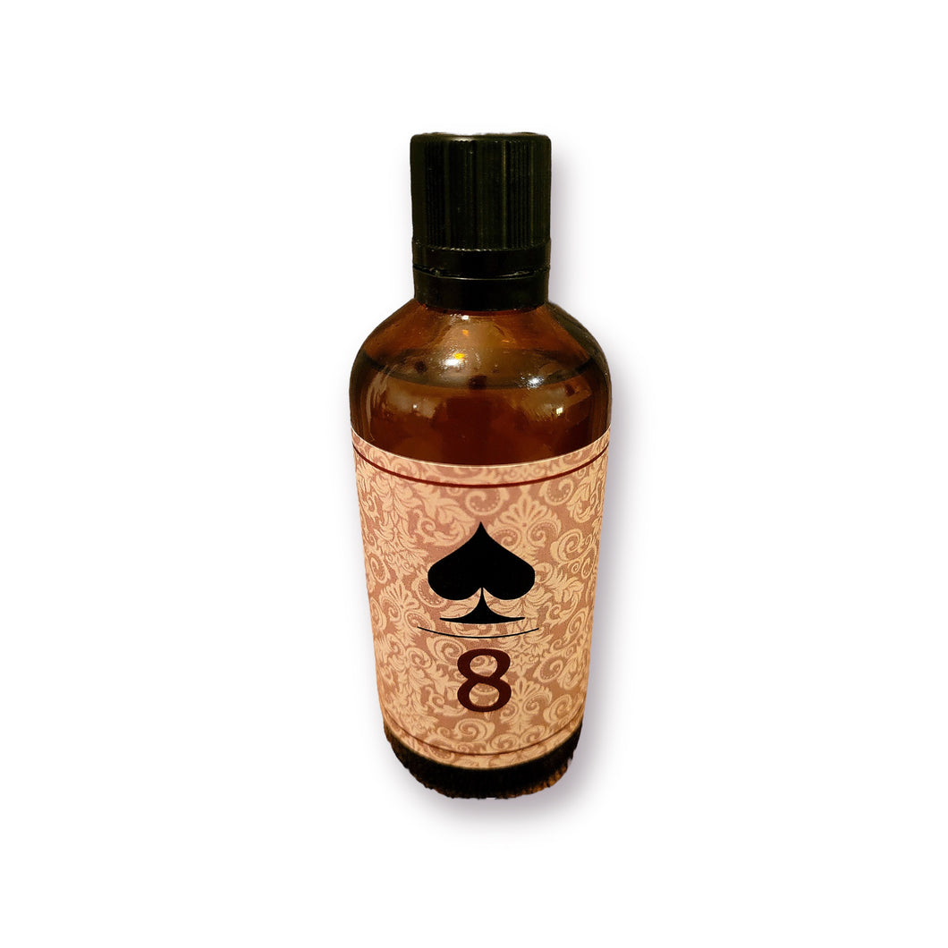 345 Soap- Aces over 8's Aftershave Bottle