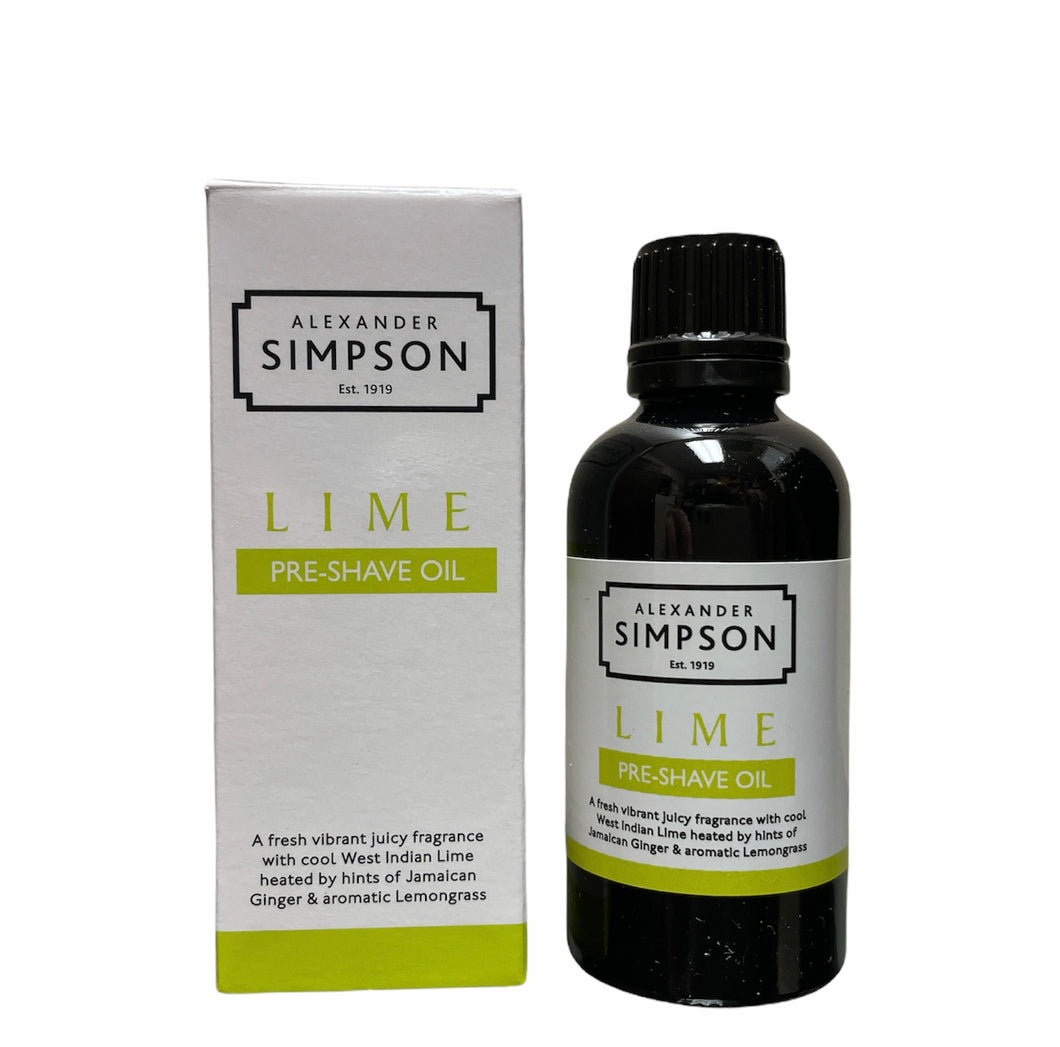 Alexander Simpson- Lime Pre-Shave Oil