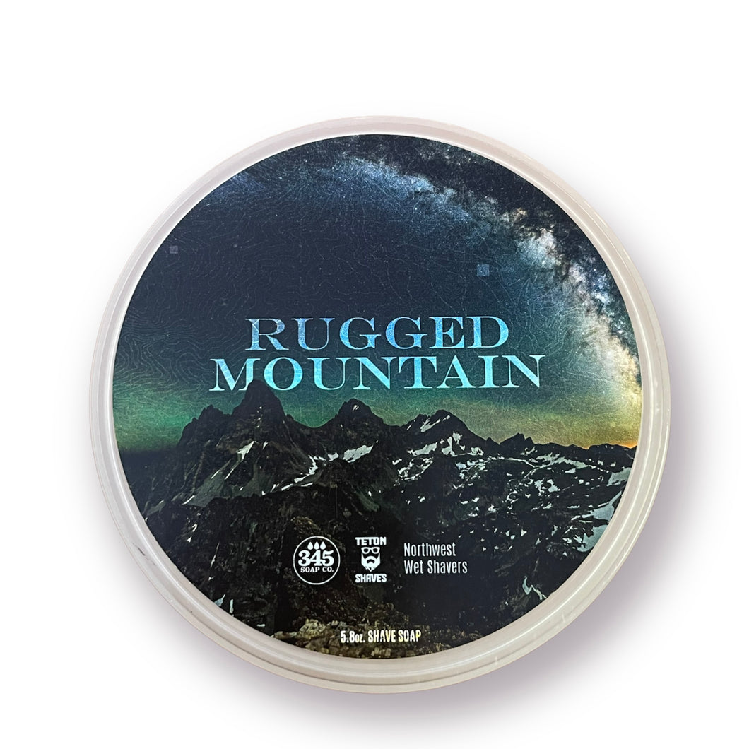 345 Soap- Rugged Mountain Shave Soap