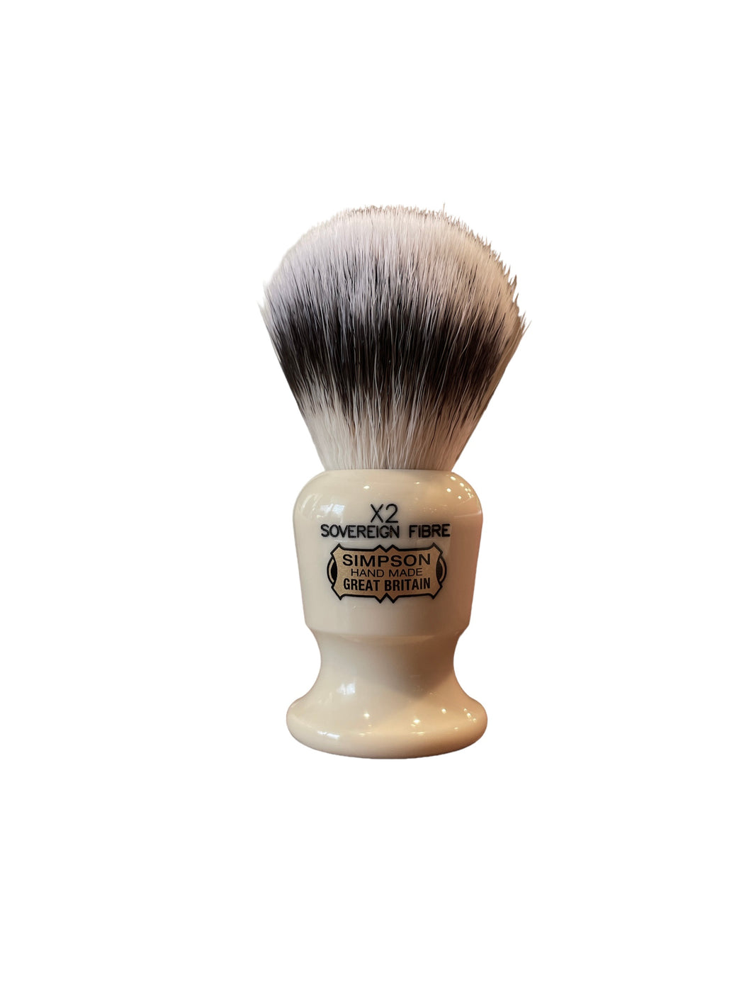 Simpsons 'Commodore X2' Sovereign Fiber Synthetic Shave Brush