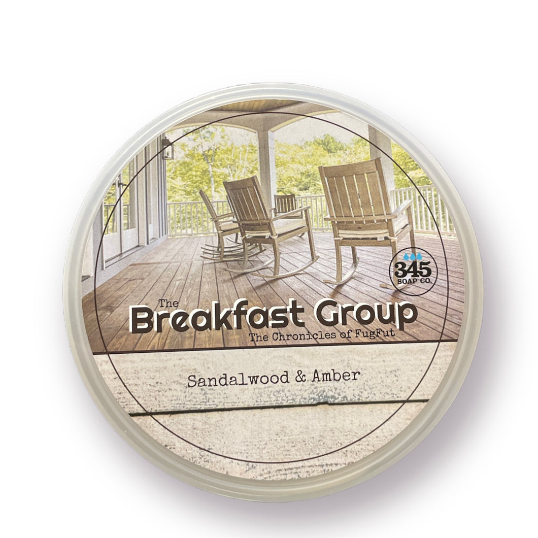 345 Soap- Breakfast Group Shave Soap