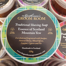 Load image into Gallery viewer, The Gentleman&#39;s Groom Room- Mountain Yew Shave Soap
