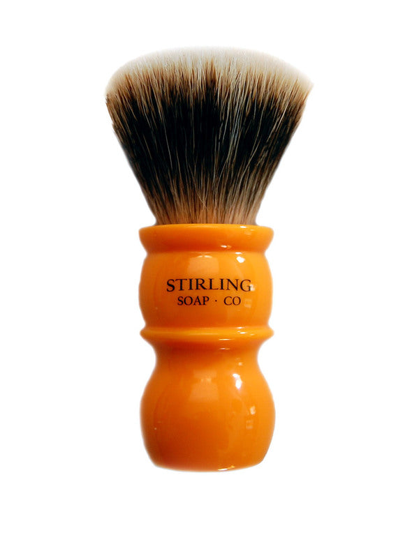 Stirling Soaps- Shave Brush Finest Badger- Fan 24mm Butterscotch